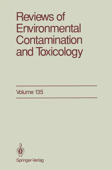 Cover of Reviews of Environmental Contamination and Toxicology