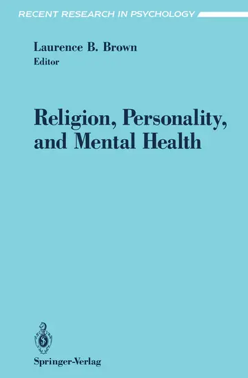 Cover of Religion, Personality, and Mental Health