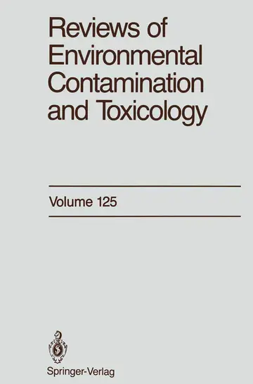 Cover of Reviews of Environmental Contamination and Toxicology