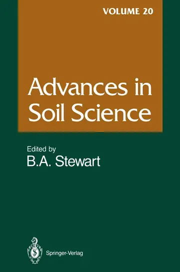 Cover of Advances in Soil Science Vol 20 (pb 1992)