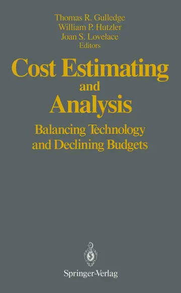 Cover of Cost Estimating and Analysis