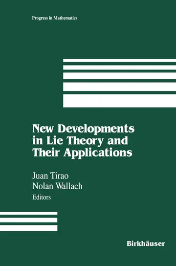 Cover of New Developments in Lie Theory and Their Applications