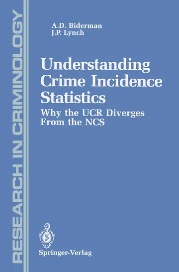 Cover of Understanding Crime Incidence Statistics