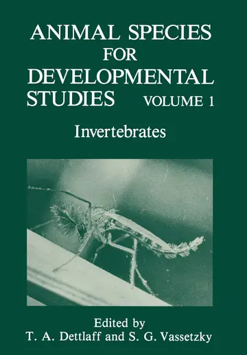 Cover of Animal Species for Developmental Studies