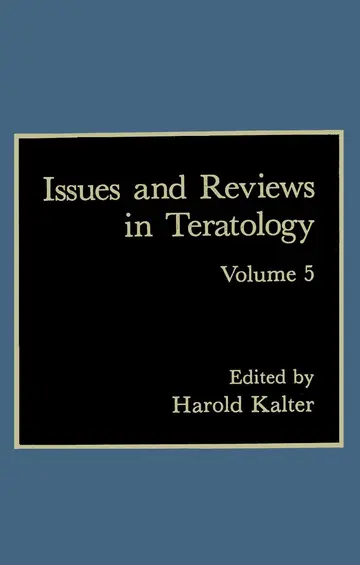 Cover of Issues and Reviews in Teratology