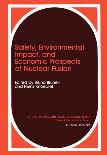 Cover of Safety, Environmental Impact, and Economic Prospects of Nuclear Fusion