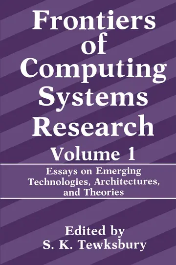 Cover of Frontiers of Computing Systems Research