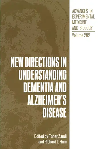Cover of New Directions in Understanding Dementia and Alzheimer’s Disease