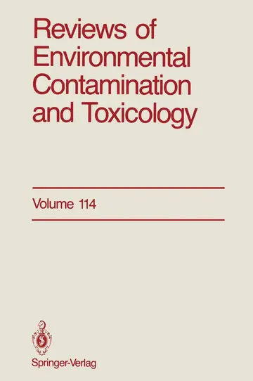 Cover of Reviews of Environmental Contamination and Toxicology