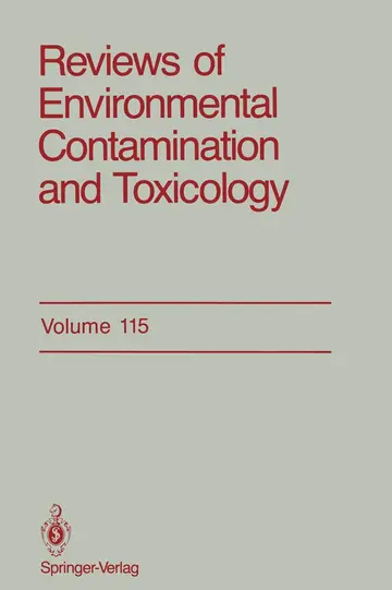 Cover of Reviews of Environmental Contamination and Toxicology