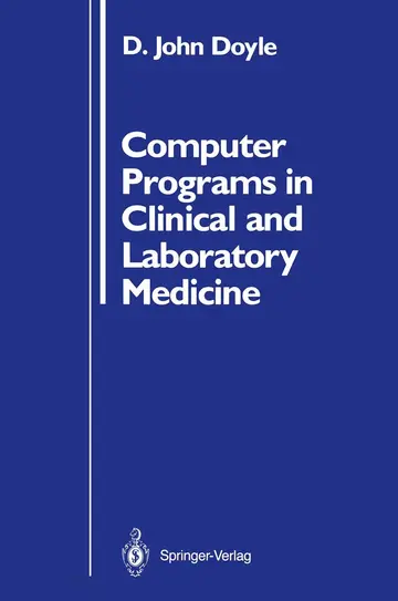Cover of Computer Programs in Clinical and Laboratory Medicine