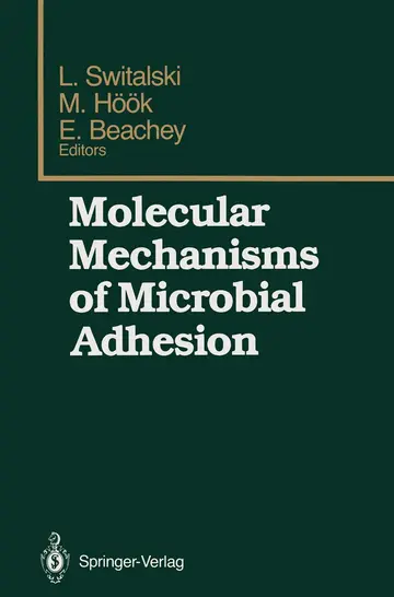 Cover of Molecular Mechanisms of Microbial Adhesion