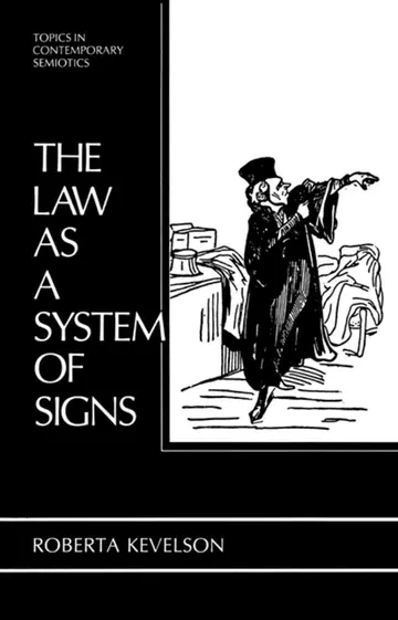 Cover of The Law as a System of Signs