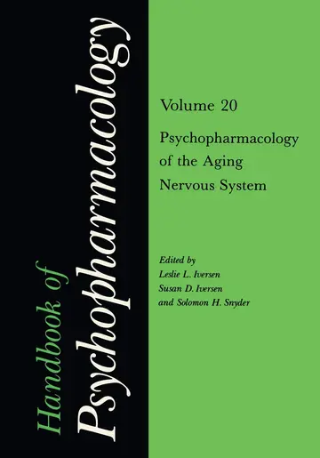 Cover of Handbook of Psychopharmacology