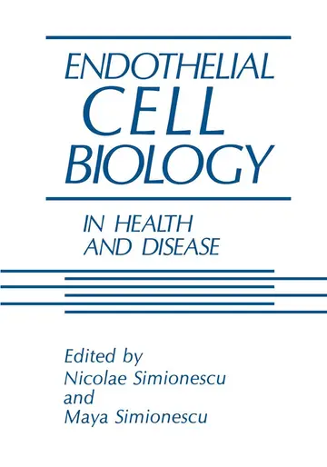 Cover of Endothelial Cell Biology in Health and Disease