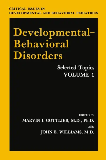 Cover of Developmental-Behavioral Disorders