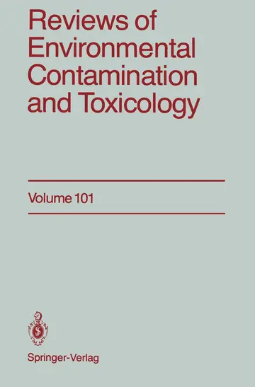 Cover of Reviews of Environmental Contamination and Toxicology
