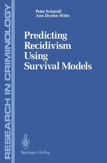 Cover of Predicting Recidivism Using Survival Models