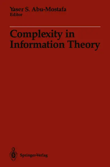 Cover of Complexity in Information Theory
