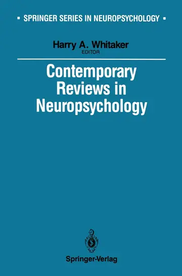 Cover of Contemporary Reviews in Neuropsychology