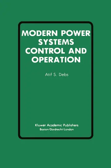 Cover of Modern Power Systems Control and Operation