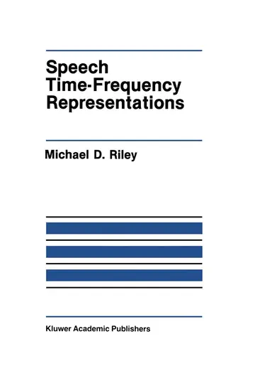 Cover of Speech Time-Frequency Representations