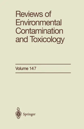Cover of Reviews of Environmental Contamination and Toxicology