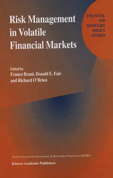 Cover of Risk Management in Volatile Financial Markets