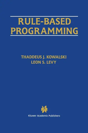 Cover of Rule-Based Programming