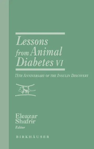 Cover of Lessons from Animal Diabetes VI