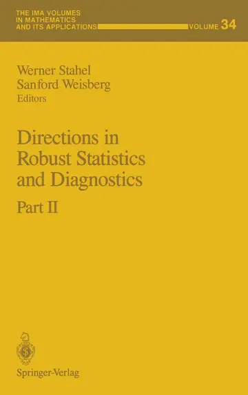 Cover of Directions in Robust Statistics and Diagnostics