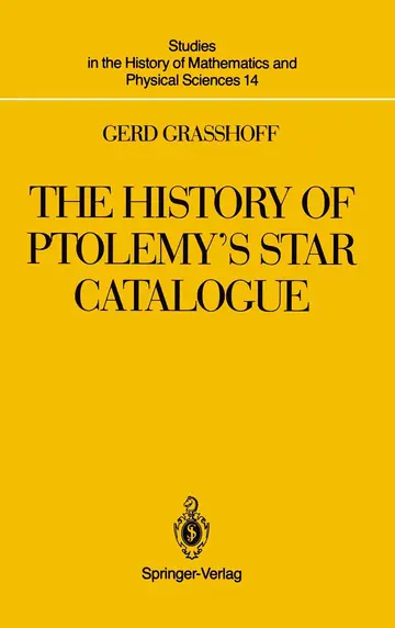 Cover of The History of Ptolemy’s Star Catalogue