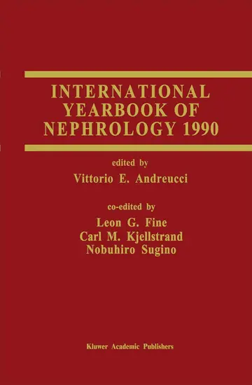 Cover of International Yearbook of Nephrology 1990