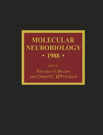 Cover of Molecular Neurobiology · 1988 ·