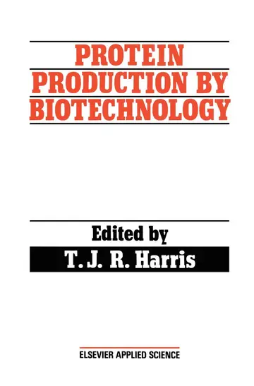 Cover of Protein Production by Biotechnology
