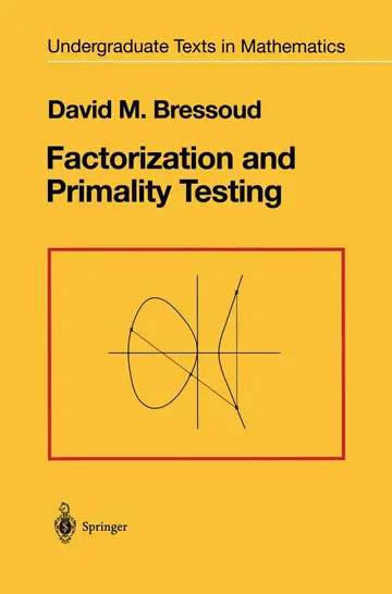 Cover of Factorization and Primality Testing