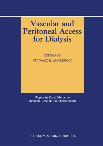 Cover of Vascular and Peritoneal Access for Dialysis