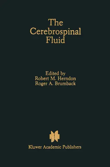 Cover of The Cerebrospinal Fluid