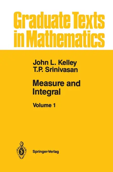 Cover of Measure and Integral - Vol. 1