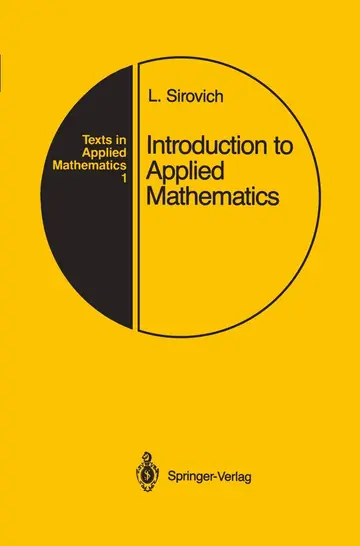 Cover of Introduction to Applied Mathematics