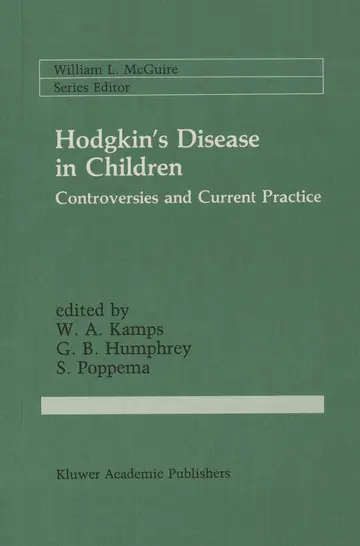 Cover of Hodgkin’s Disease in Children