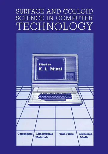 Cover of Surface and Colloid Science in Computer Technology