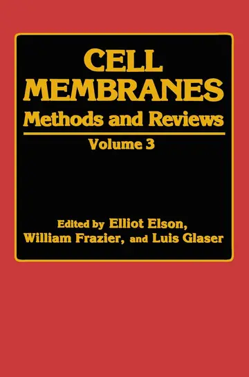 Cover of Cell Membranes