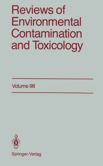 Cover of Reviews of Environmental Contamination and Toxicology
