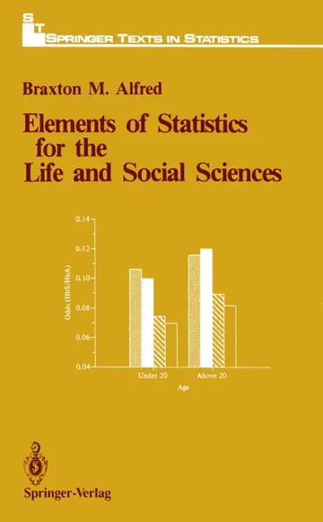 Cover of Elements of Statistics for the Life and Social Sciences