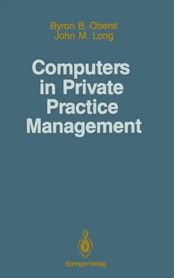 Cover of Computers in Private Practice Management