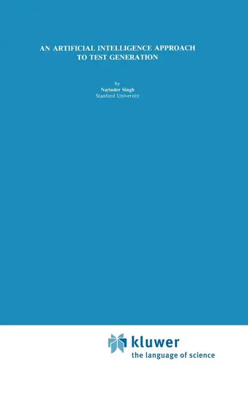 Cover of An Artificial Intelligence Approach to Test Generation