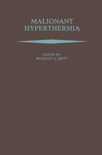 Cover of Malignant Hyperthermia