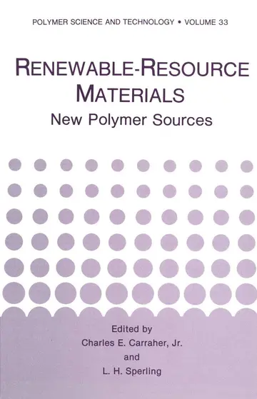 Cover of Renewable-Resource Materials