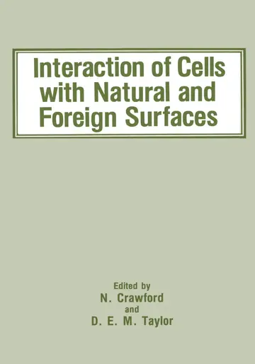 Cover of Interaction of Cells with Natural and Foreign Surfaces